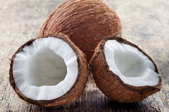 Kokosrieksts helmintiāzes ārstēšanai