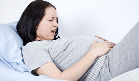 sāpes vēderā ar tārpiem grūtniecības laikā